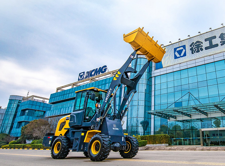 XCMG Official Small Front Loader 1 ton Chinese mini articulated wheel loader LW156FV for sale